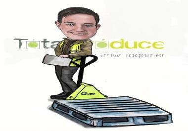 I will paint awesome cartoon caricature for You