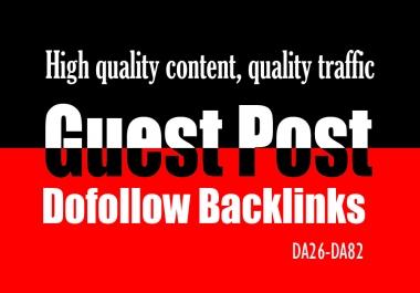 I will guest post on a quality website