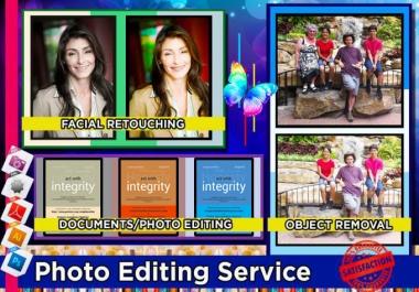 I will do any photoshop edit and retouching within 2 hours