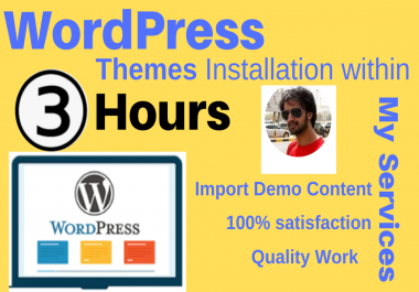 Install Wordpress or any wordrpess theme and setup like its demo and customize it