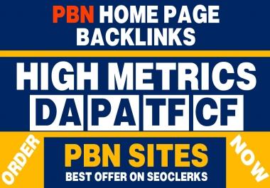 Build 50 Contextual PBN High DA PA 25+ Home Page Dofollow Backlinks