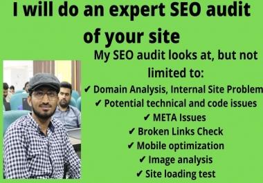 create a SEO audit report and action plan and implement it website