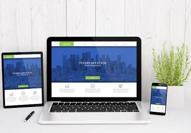 web agencies html one page template