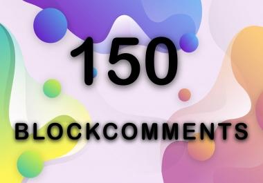 I will do professionally 150 unique domain high quality blog comment