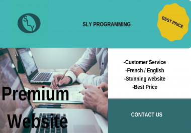 Website creator & designer BEST PRICE GUARANTEE ENGLISH / FRENCH