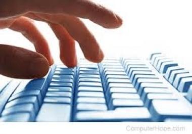 I have a expert team in data entry field. MS word,  MS excel,  Power point