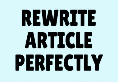 Manually rewrite any content of your choice