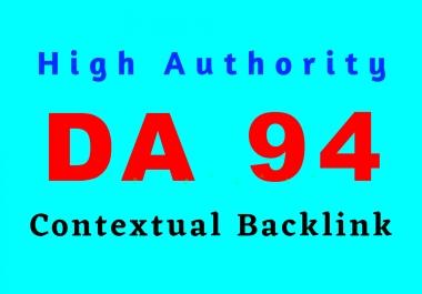 Create high authority DA 94 website backlink