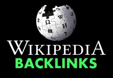 Manually create high authority Wikipedia backlink for your website