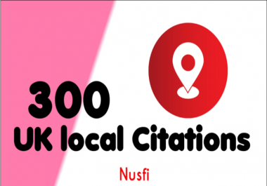 Manually TOP 100 Live UK Local Citations Backlinks for Local SEO
