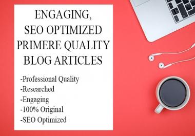 Get 5 Highly Engaging Articles For Your Website or Blog