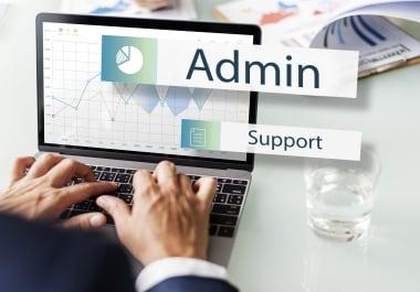 I will do some Data Entry,  Data Analysis,  Web Research,  and Admin Support.