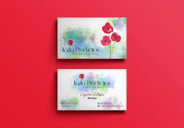 Unique and modern busniss card buy one and get one free