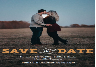 Custom Save The Date Invitations
