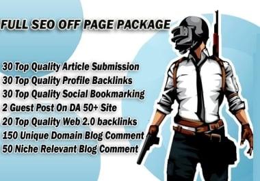 I Will Provide Full SEO Package For Google Top Ranking