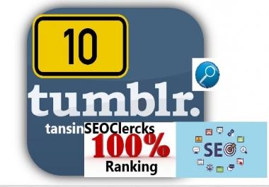 I Do 10 Tumblr Backlink For Skyrocket Rank your Website