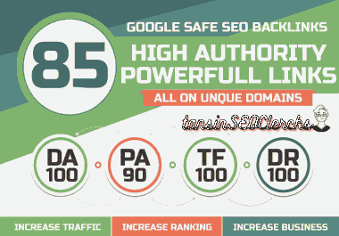 BUY 3 & FREE 1-BUILD 85 Google Safe UNIQUE High Authority POWERFUL Links For High Position On GOOGLE