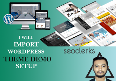I will install premium theme demo and setup