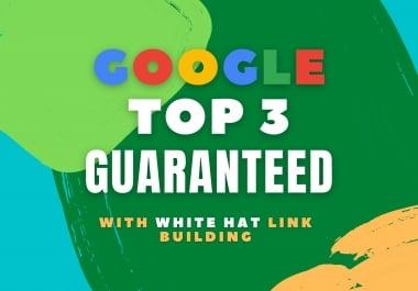 RANKED GOOGLE TOP 3 GUARANTEED - February Update 2021