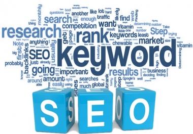 i will do deep keyword research to rank top in google