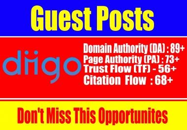 Write and Publish a guest post on Diigo-Diigo. com-DA 90