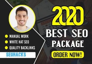 I will create the ultimate seo package,  rank your website today