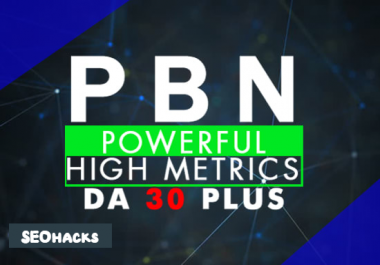 I will Provide you high DA 30 PBN links