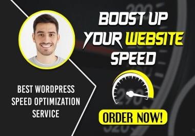 I will speed up your wordpress website speed in 24 hrs