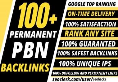 Provide you 100 DR 50 to 70 contextual dofollow pbn backlinks for good seo results