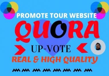 Posting high quality 5 Quora Answers including your keywords and URL