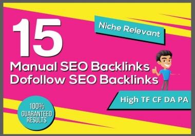 I Will Do 15 Do Follow Niche Relevant Seo Service Do Follow Backlinks