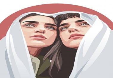 I Will Draw cartoon Portrait from your photo