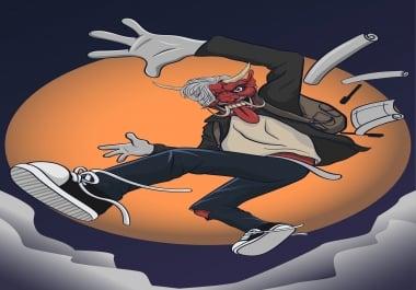 character design illustration vector