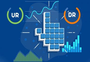 I Create 25 High Domain Rating DR And High URL Rating UR Backlinks