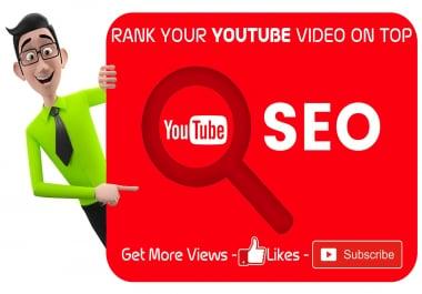 I Will Optimize And Rank Your Youtube Video