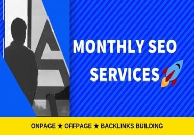 Monthly OffPage SEO Package - Booster For Your Website