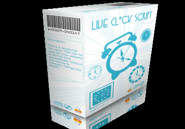 Automatically Live-Clock-Java OR Html Script For your site