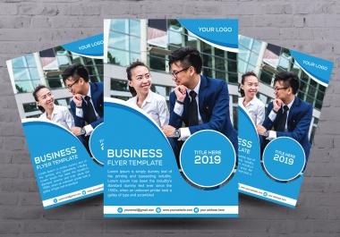In 3 hours design business flyer,  Business flyer