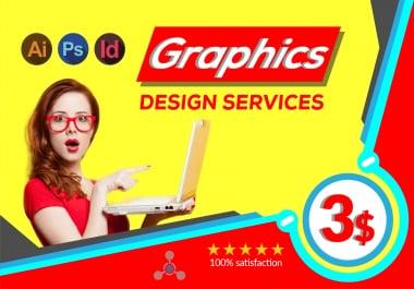 In 3 hours do any graphics design work