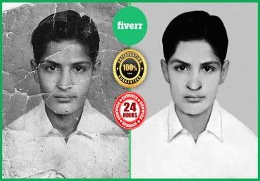 I will do photoshop editing restore image