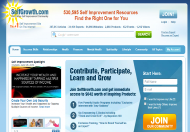 Write And Publish Guest post on selfgrowth. com and Talkmarkets. com