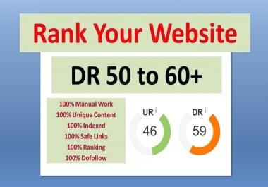 I will create 20 High DR 50+ pbn dofollow seo backlinks
