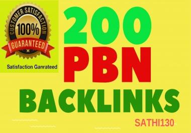 Build premium 200+ PBN Backlink homepage web 2.0 with permanent dofollow Trustfollow for 18