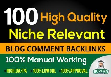 provide 100 niche relevant high quality backlinks