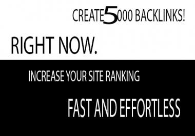 5000 High Quality Do-Follow Backlinks