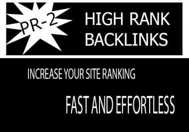 Create 3000 PR-2 to PR-9 HIGH RANK BANKLINKS