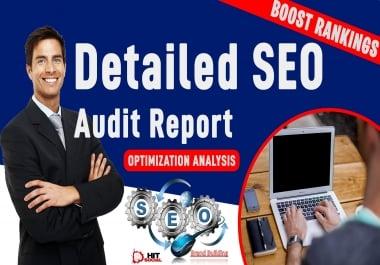 I Will Do a Detailed SEO Report. Outlining all SEO Issues To Help You Better Optimize Your Site.