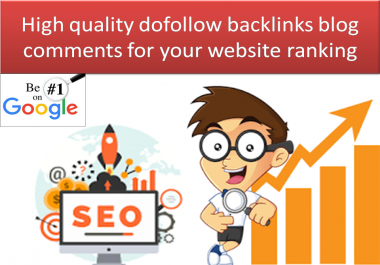 i will submit 160 top quality high authority backlinks blog comments