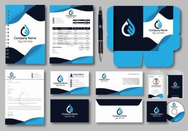 I will design business card letterhead and full stationery