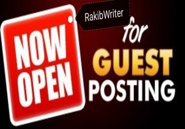 I will Write and Publish 60+ Guest Post with 10 edu Backlinks on High DA Sites